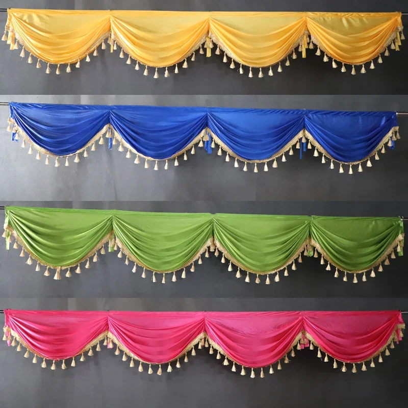 Event Party Valance Drape Panel Decoration Wedding Backdrop Curtain Swag Stage Background Drapery Table Skirt Ice Silk Swag
Event Party Valance Drape Panel Decoration Wedding Backdrop Curtain Swag Stage Background Drapery Table Skirt Ice Silk Swag