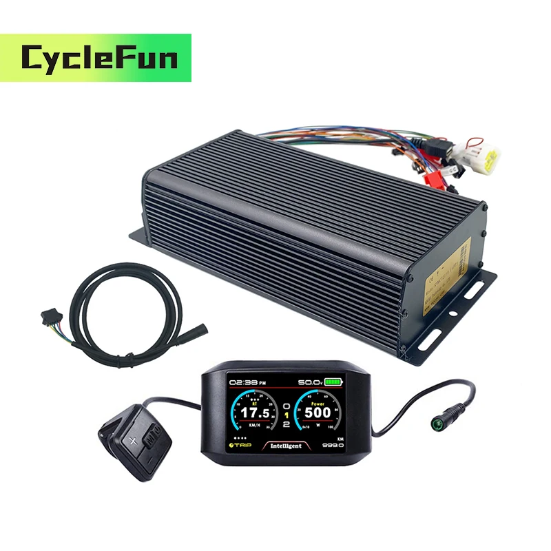 Sabvoton SVMC7280-APT 2-3 кВт V2 DC 80A MQCON бесщеточный контроллер постоянного тока с TFT-дисплеем 750C для электрического скутера, мотоцикла Ebike
Sabvoton SVMC7280-APT 2-3 кВт V2 DC 80A MQCON бесщеточный контроллер постоянного тока с TFT-дисплеем 750C для электрического скутера, мотоцикла Ebike