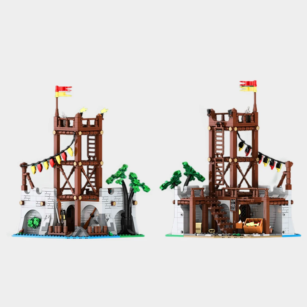 784PCS MOC Medieval Lion Castle Series Fisherman's Wharf Building Model DIY Building Blocks Assembly Toy Children Boy Gift Set
784PCS MOC Medieval Lion Castle Series Fisherman's Wharf Building Model DIY Building Blocks Assembly Toy Children Boy Gift Set