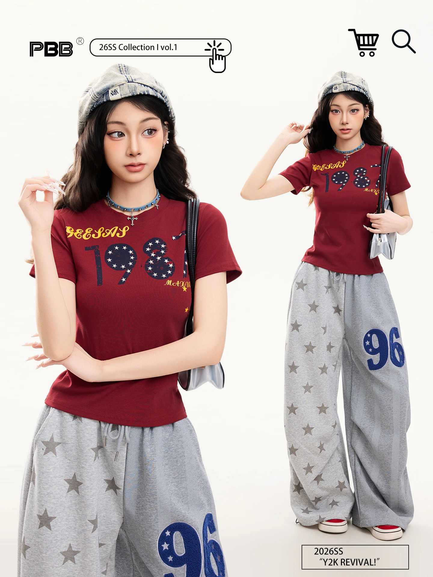 PBB American Style Short Sleeve T-Shirt Women's Sporty Shoulder Print Top Summer Cotton Polyester Blend round Neck Short Length
PBB American Style Short Sleeve T-Shirt Women's Sporty Shoulder Print Top Summer Cotton Polyester Blend round Neck Short Length