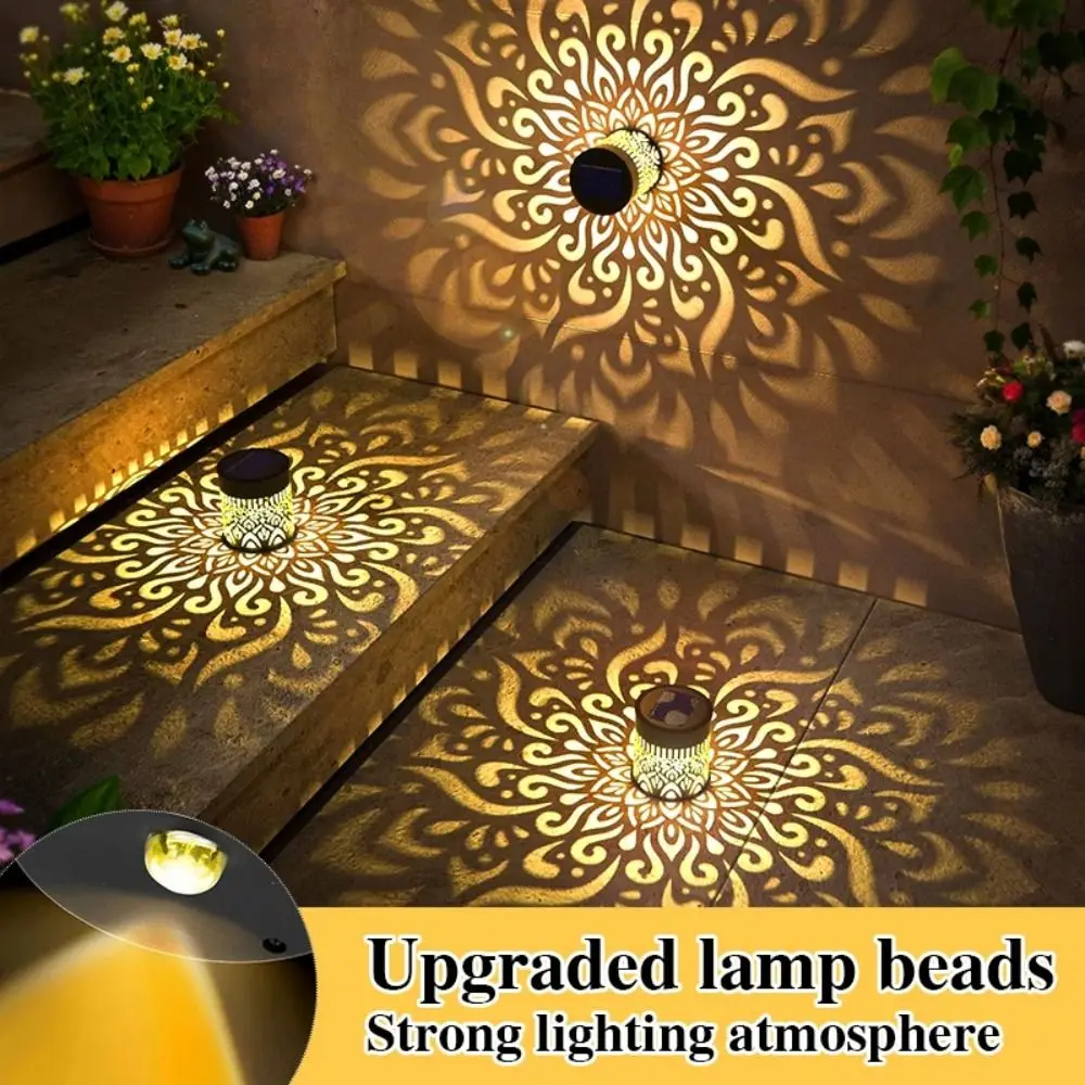 Hollow Solar Wall Lamp Flower Design Waterproof LED Solar Wall Light Vintage Modern Warm Yellow LEDs Outdoor Garden Light
Hollow Solar Wall Lamp Flower Design Waterproof LED Solar Wall Light Vintage Modern Warm Yellow LEDs Outdoor Garden Light