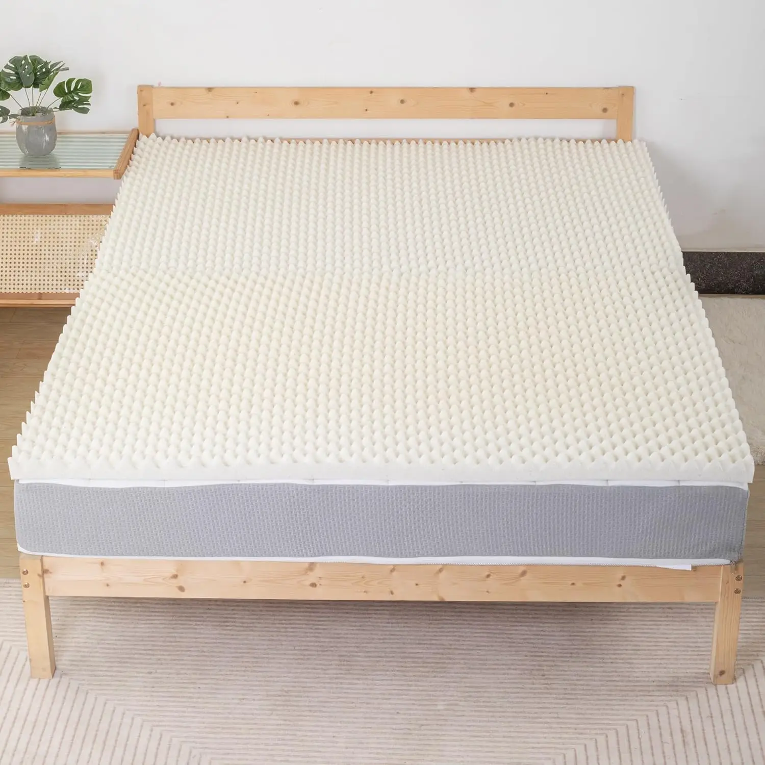 Treaton, 3-Inch Convoluted Copper-Infused Memory Foam Mattress Toppers, Cooling And Pressure Relieving With Airflow Design,
Treaton, 3-Inch Convoluted Copper-Infused Memory Foam Mattress Toppers, Cooling And Pressure Relieving With Airflow Design,