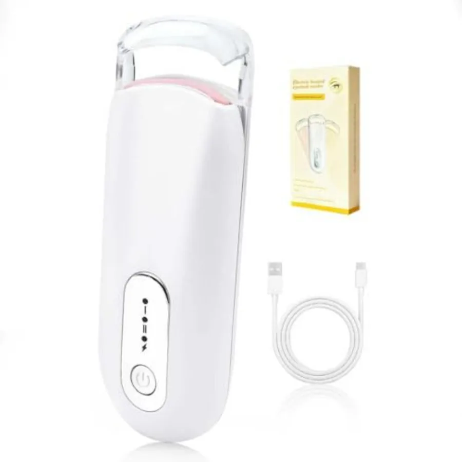 Heated Eyelash Curler for Natural Lashes 2-Level Adjustable Temperature Mini Electric Lash Curler Fast 3-Second Heat Up 24 Hour
Heated Eyelash Curler for Natural Lashes 2-Level Adjustable Temperature Mini Electric Lash Curler Fast 3-Second Heat Up 24 Hour