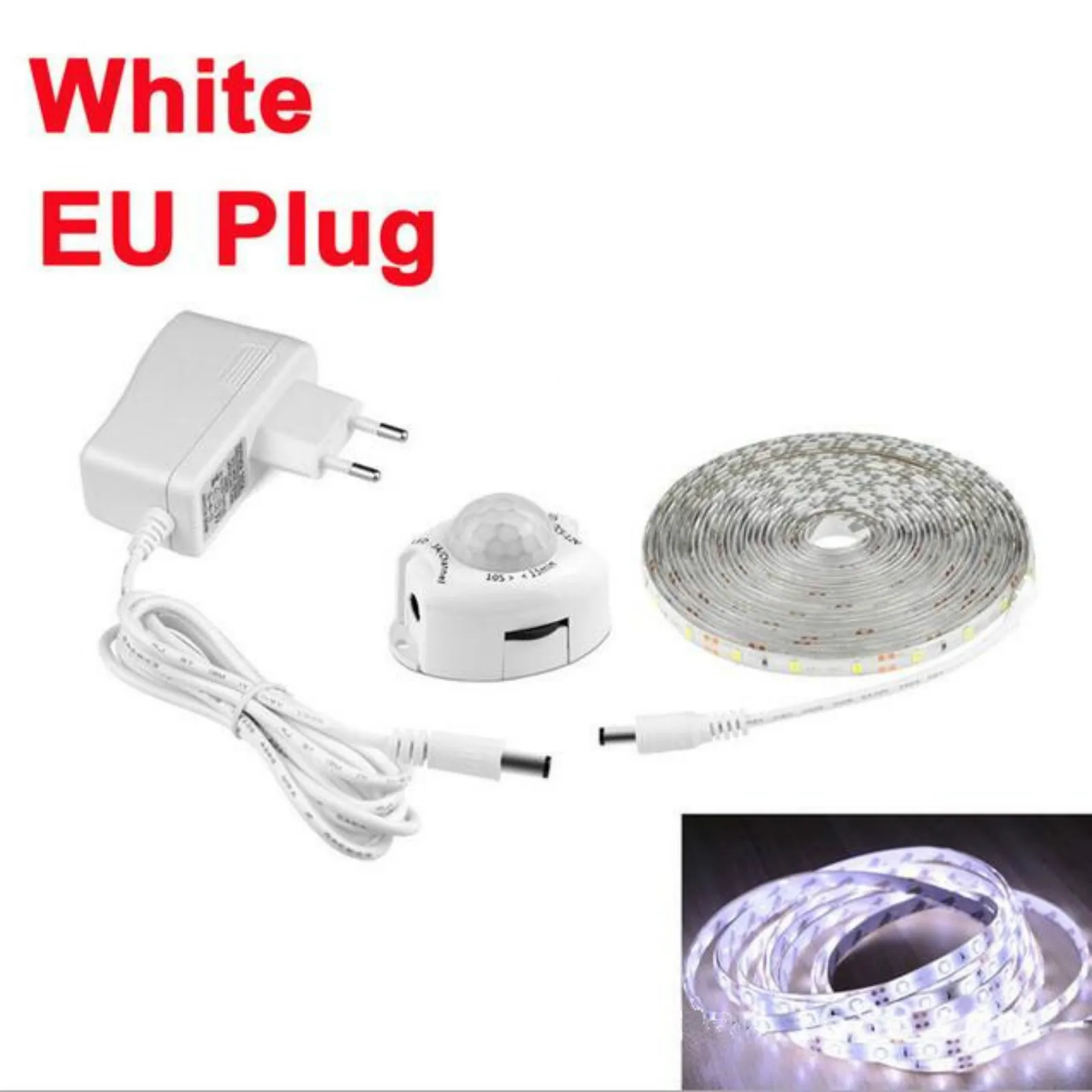 1 Set 5M White European 12v Human Body Sensor Light With 2835 Led Waterproof Light With Bed Night Light Cabinet Light Belt Set
1 Set 5M White European 12v Human Body Sensor Light With 2835 Led Waterproof Light With Bed Night Light Cabinet Light Belt Set