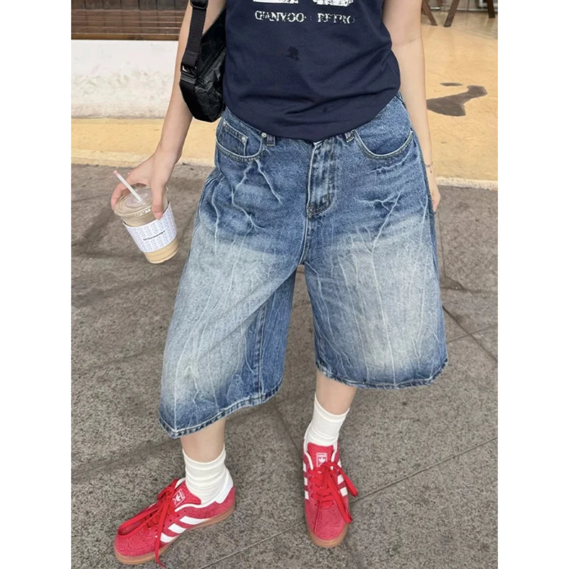 YIBASHU 2026 Summer Women American Retro Jorts Jean Shorts Denim Kpop Coquette Y2K 2000s Japanese Harajuku Blue Shorts Pants
YIBASHU 2026 Summer Women American Retro Jorts Jean Shorts Denim Kpop Coquette Y2K 2000s Japanese Harajuku Blue Shorts Pants