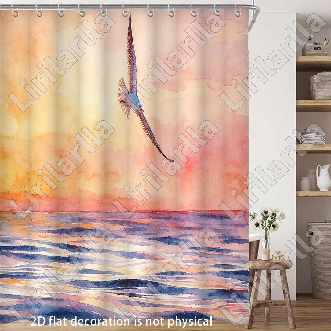 Bohemian Watercolor Shower Curtain Waterproof Abstract Beach Sunset Ocean Art for Bathroom Decor Curtain Liner Tropical Aestheti
Bohemian Watercolor Shower Curtain Waterproof Abstract Beach Sunset Ocean Art for Bathroom Decor Curtain Liner Tropical Aestheti
