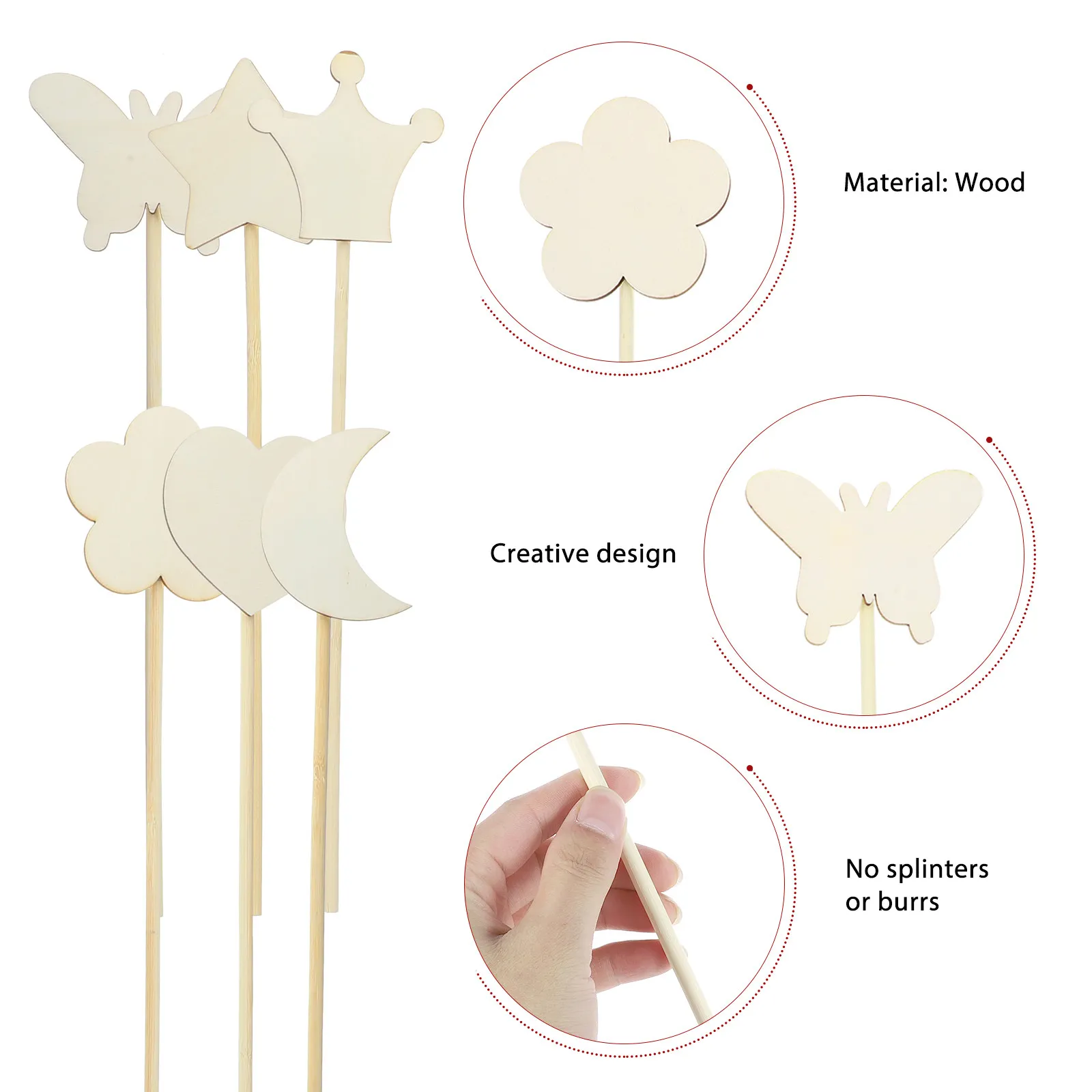 Набор для творчества: Деревянные волшебные палочки для детей, сделанные своими руками, подарок на день рождения для девочек, для выступлений на вечеринках
Набор для творчества: Деревянные волшебные палочки для детей, сделанные своими руками, подарок на день рождения для девочек, для выступлений на вечеринках