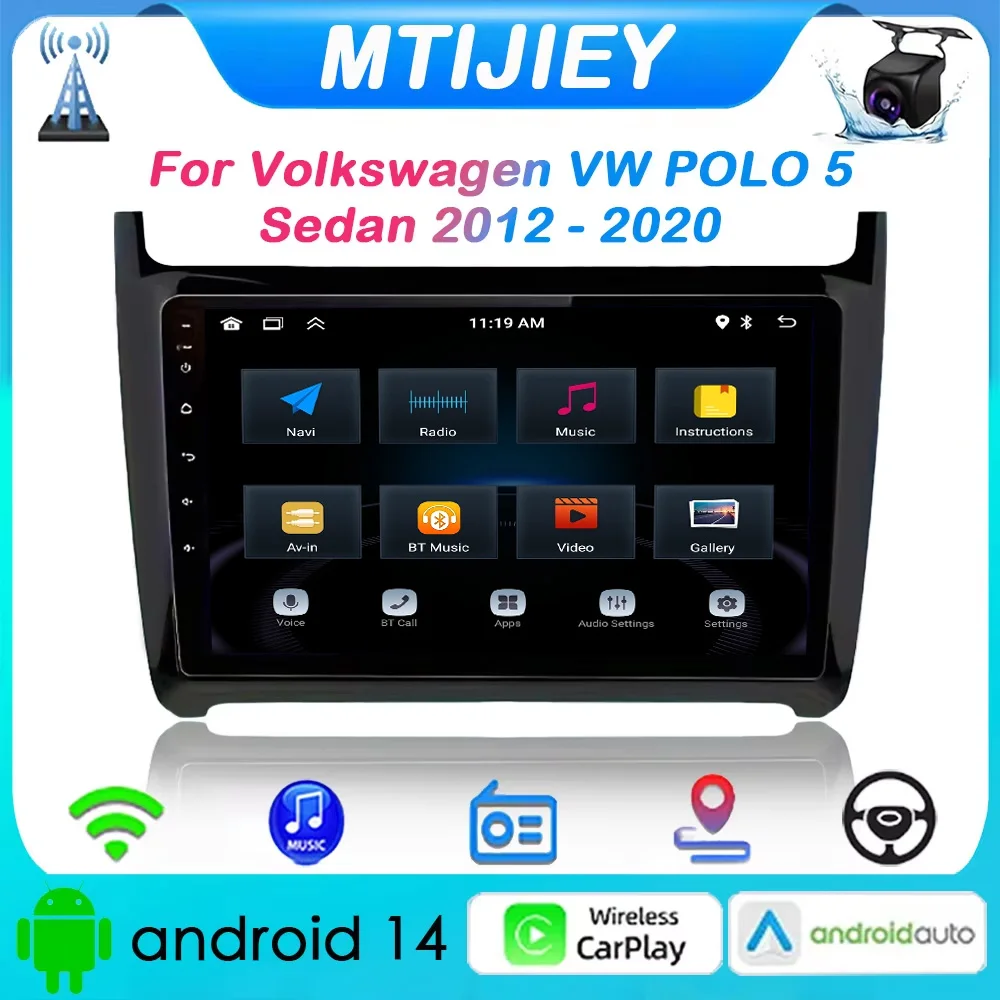 2Din Android14 Wireless CarPlay Android Auto Radio for VW Volkswagen POLO 5 sedan 2012-2020 WIFI Car Multimedia GPS
2Din Android14 Wireless CarPlay Android Auto Radio for VW Volkswagen POLO 5 sedan 2012-2020 WIFI Car Multimedia GPS