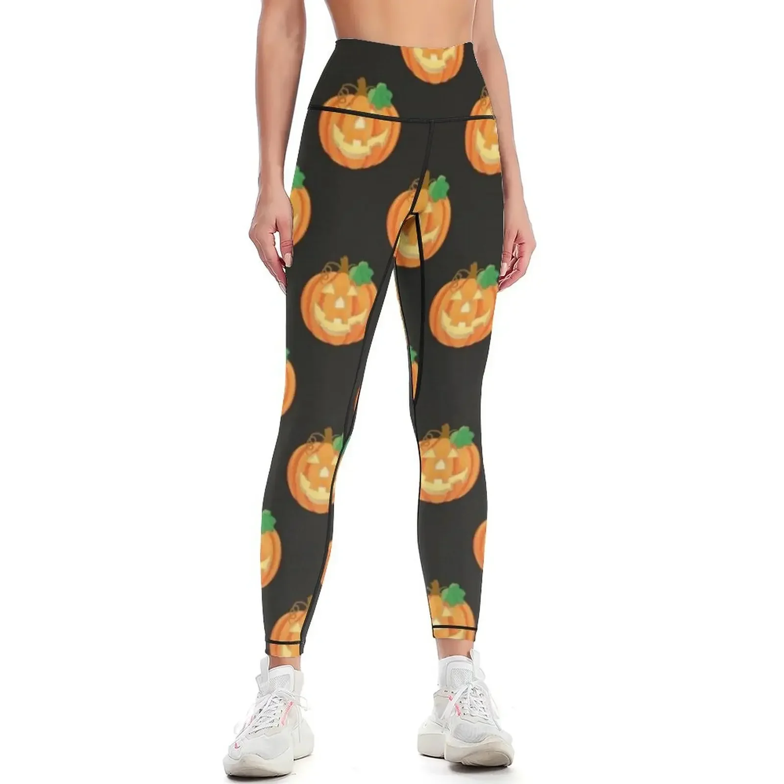 Halloween Pumpkins on Black Background Leggings Clothing fitness Women's sportswear gym pants Womens Leggings
Halloween Pumpkins on Black Background Leggings Clothing fitness Women's sportswear gym pants Womens Leggings