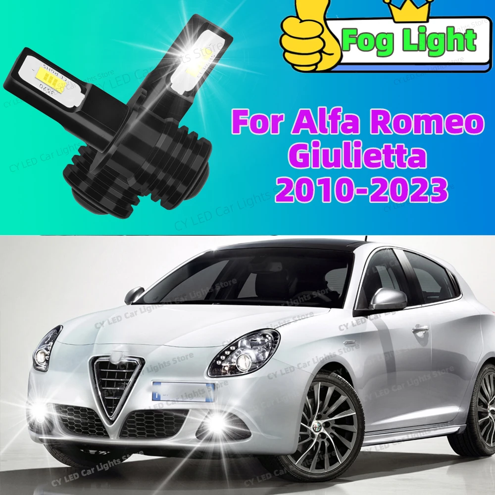 For Alfa Romeo Giulietta 2010-2023 2011 2012 2013 2014 2015 2016 2017 Anti-Glare LED Fog Light Bulbs 20000LM Canbus Ready
For Alfa Romeo Giulietta 2010-2023 2011 2012 2013 2014 2015 2016 2017 Anti-Glare LED Fog Light Bulbs 20000LM Canbus Ready