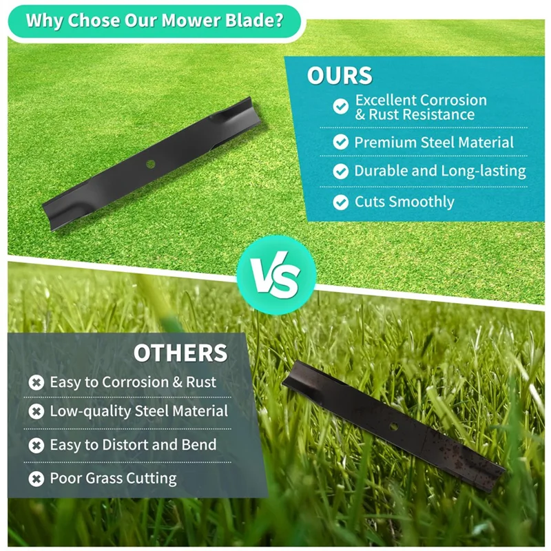 A44Z-601124 High Lift Blades For 54Inch Deck, 797696 Mower Blades Compatible For Hustler Raptor SD, Fastrak Series Lawn Mower
A44Z-601124 High Lift Blades For 54Inch Deck, 797696 Mower Blades Compatible For Hustler Raptor SD, Fastrak Series Lawn Mower
