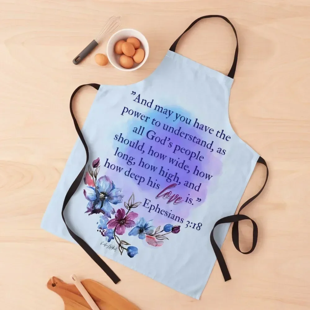 Ephesians 3:18 - Blue & Purple Floral Apron professional hairdresser Women's Dresses Apron
Ephesians 3:18 - Blue & Purple Floral Apron professional hairdresser Women's Dresses Apron