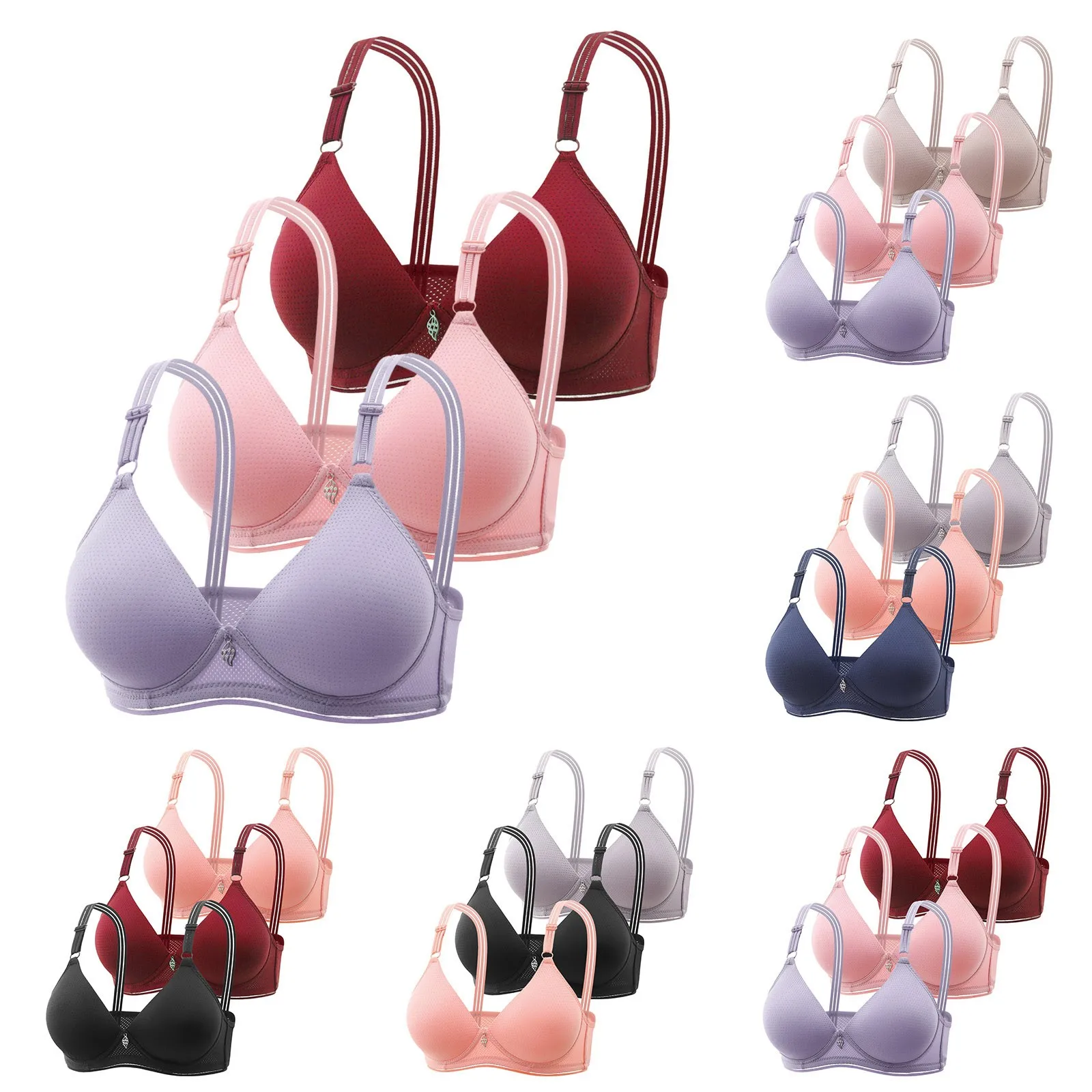 3PC Women's Comfortable Summer Thin Chest Show Small Gathered Breathable Comfortable No Woman Sports Bra Sports Bra Workout
3PC Women's Comfortable Summer Thin Chest Show Small Gathered Breathable Comfortable No Woman Sports Bra Sports Bra Workout