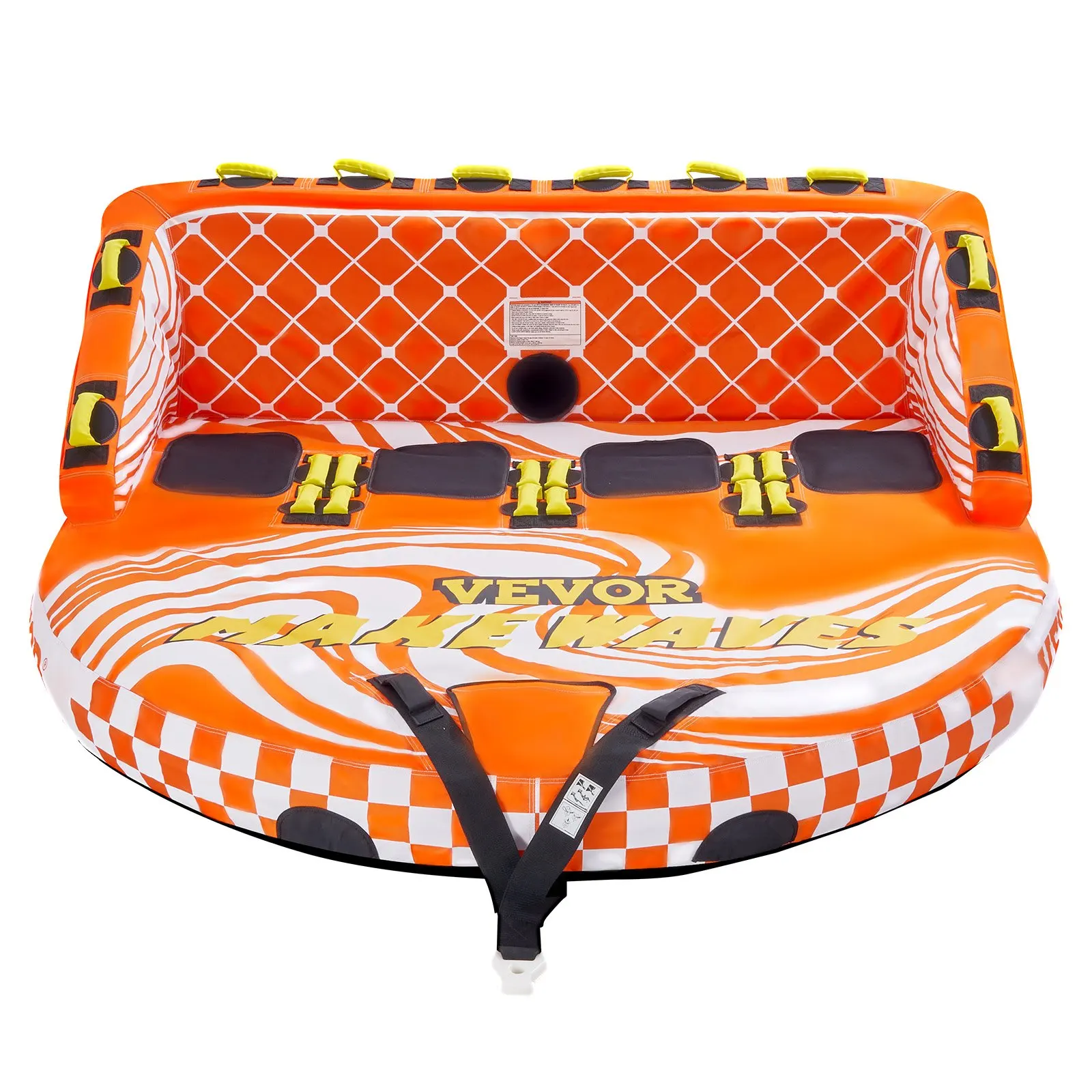 Towable Tube For Boating, 1-4 Riders Inflatable Boat Tubes And Towables, 680lbs Water Sport Towable Tube For Boat To Pull - With Full Nylon Cover, 22 Grab Handles, Dual Tow Points & Safety Valve
Towable Tube For Boating, 1-4 Riders Inflatable Boat Tubes And Towables, 680lbs Water Sport Towable Tube For Boat To Pull - With Full Nylon Cover, 22 Grab Handles, Dual Tow Points & Safety Valve