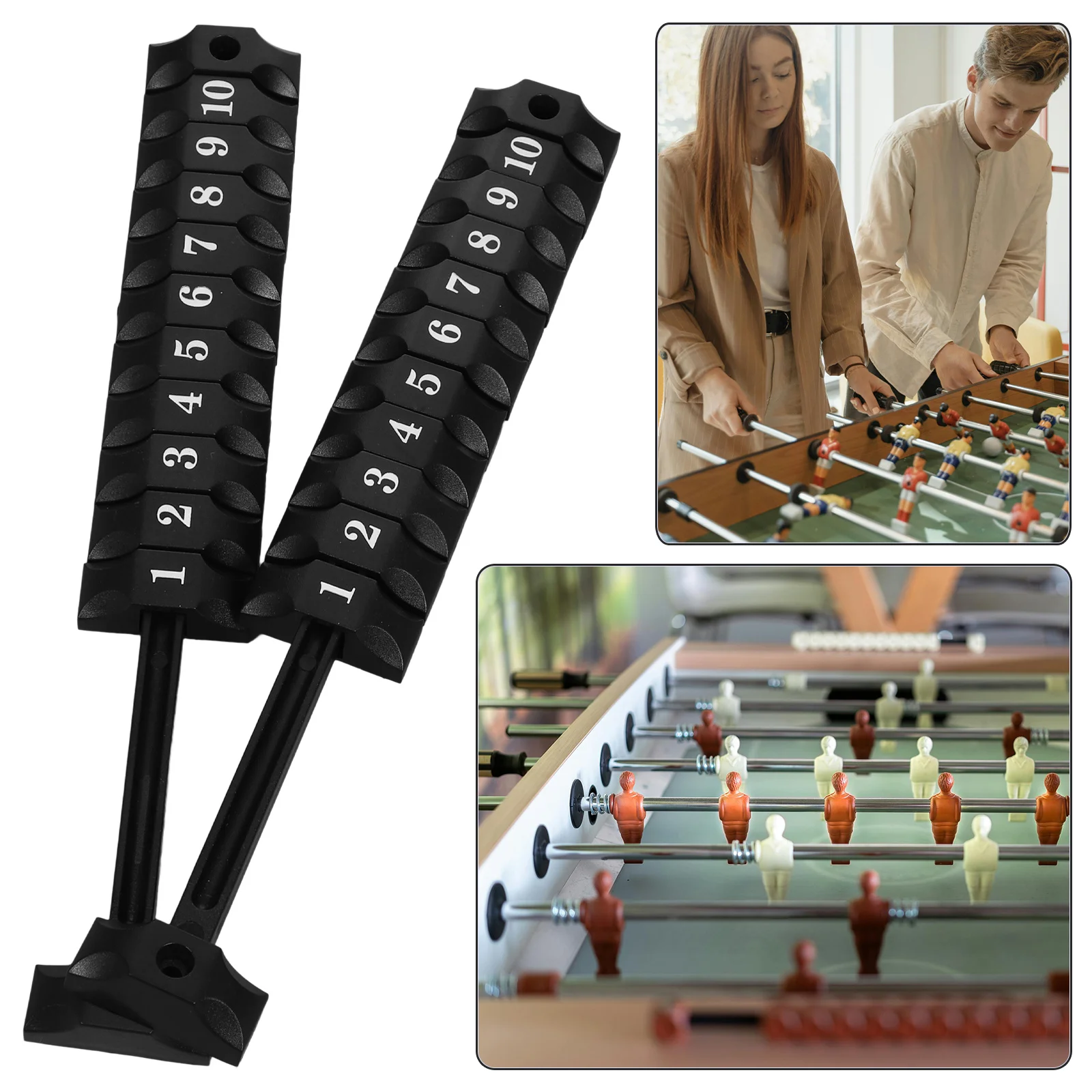 1 Set Of Football Score Counters Abs Durable Portable Multi-Functional Scoring Unit For Table Soccer Supplies Foosball Score
1 Set Of Football Score Counters Abs Durable Portable Multi-Functional Scoring Unit For Table Soccer Supplies Foosball Score
