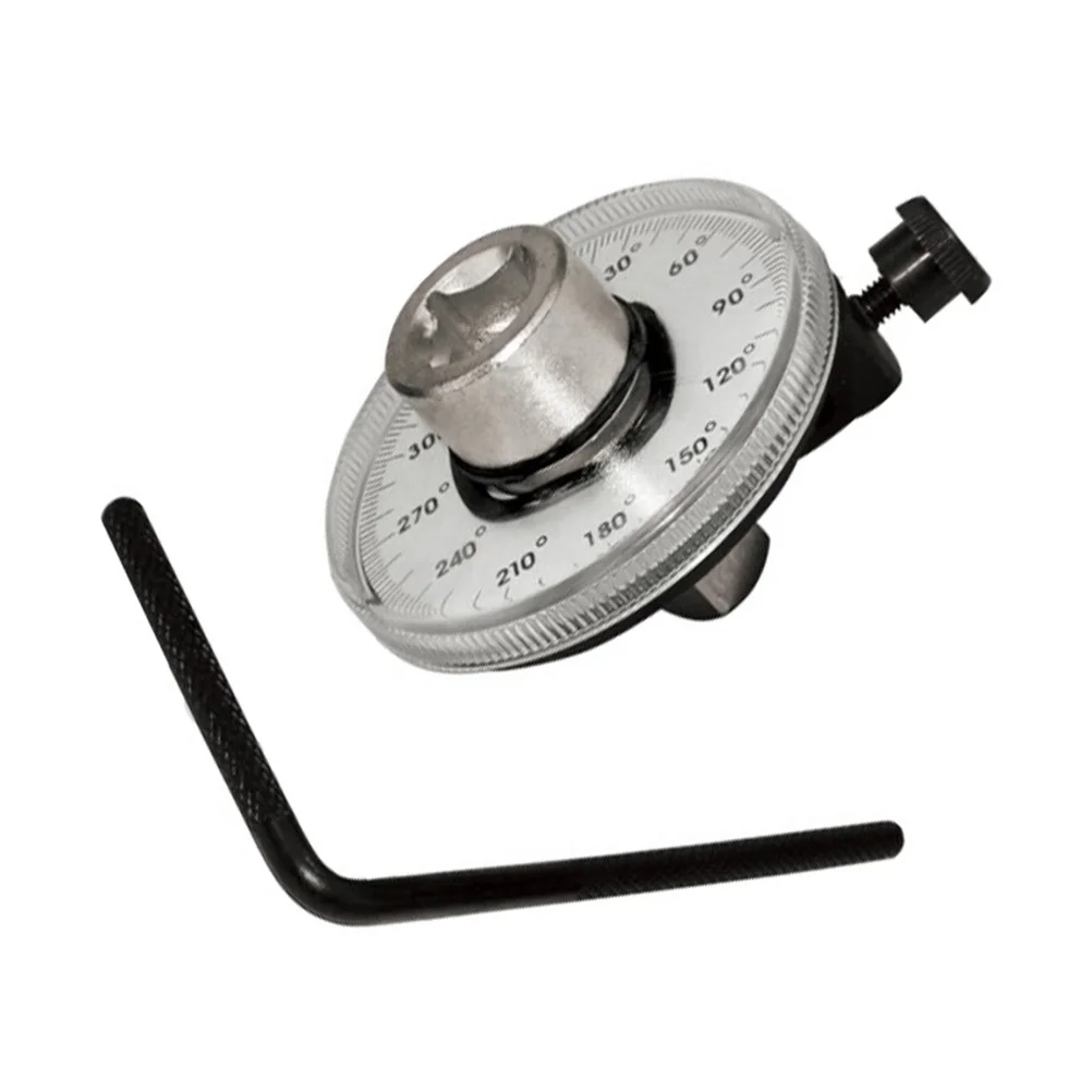 1/2 Inch Torque Gauge Angle Rotation Meter Tool For Auto Repair Durable 360 Degree Precision Measurement Silver Wrench
1/2 Inch Torque Gauge Angle Rotation Meter Tool For Auto Repair Durable 360 Degree Precision Measurement Silver Wrench