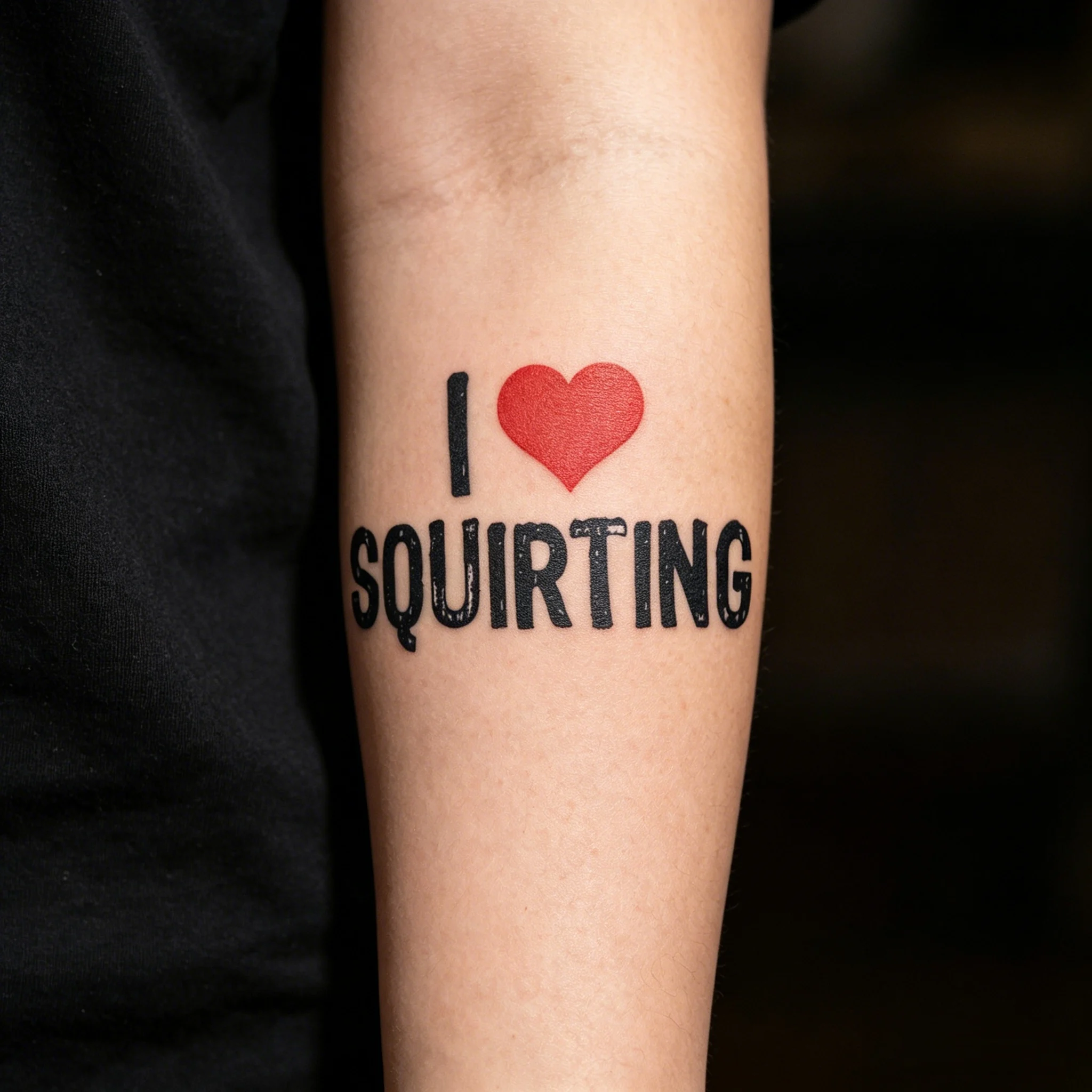 Adult 'I Love Squir' Temporary Tattoo Fake Tattoo for woman Lover Themed Body Art Sticker
Adult 'I Love Squir' Temporary Tattoo Fake Tattoo for woman Lover Themed Body Art Sticker
