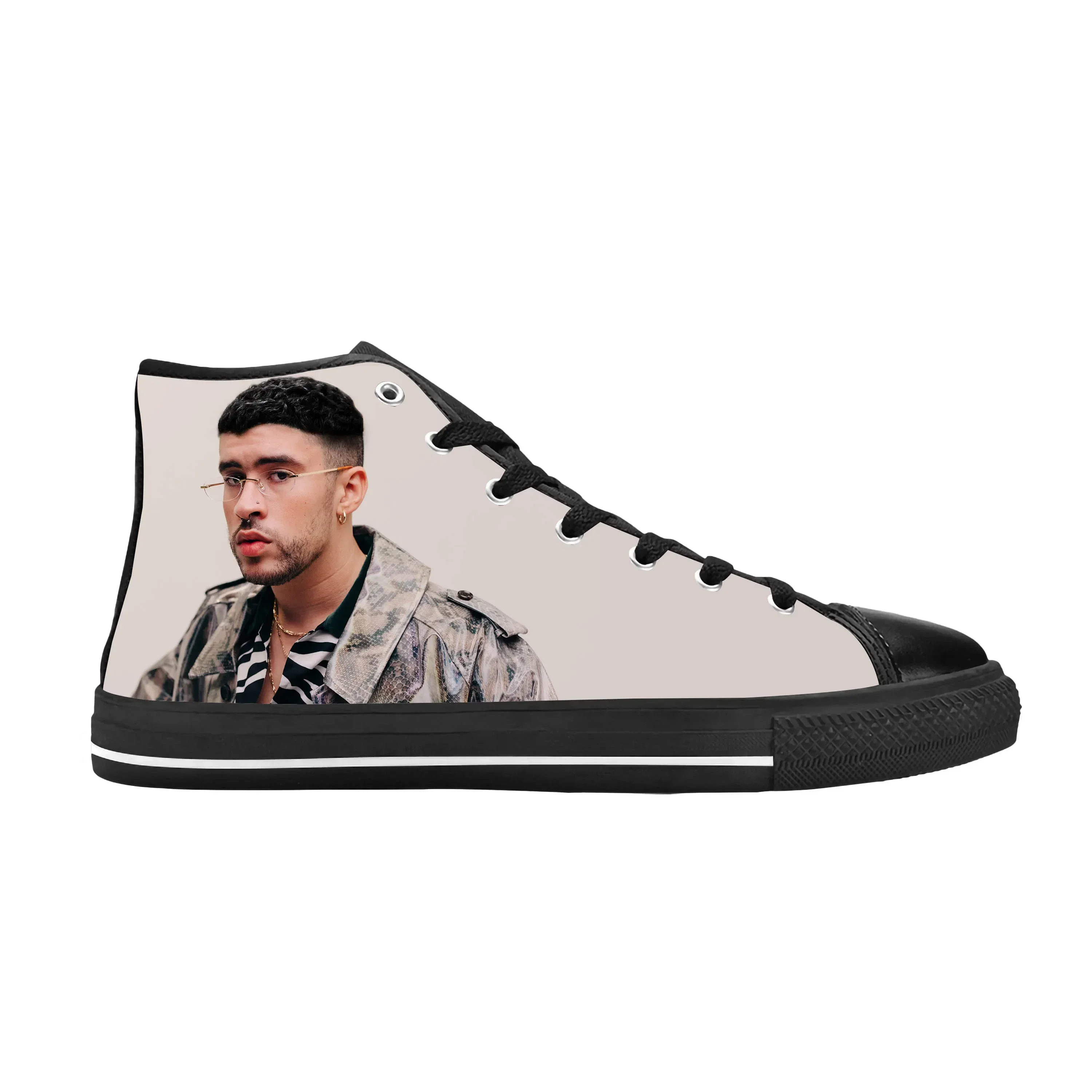 Bad Bunny Hip Hop Singer Rap Rapper Music Fashion Casual Cloth Shoes High Top Comfortable Breathable 3D Print Men Women Sneakers
Bad Bunny Hip Hop Singer Rap Rapper Music Fashion Casual Cloth Shoes High Top Comfortable Breathable 3D Print Men Women Sneakers