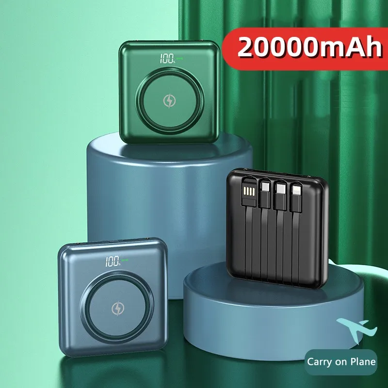 20000mAh Mini Power Bank Dual USB Wireless Charger Powerbank for iPhone Huawei Sansung Portable Induction Charger Spare Battery
20000mAh Mini Power Bank Dual USB Wireless Charger Powerbank for iPhone Huawei Sansung Portable Induction Charger Spare Battery