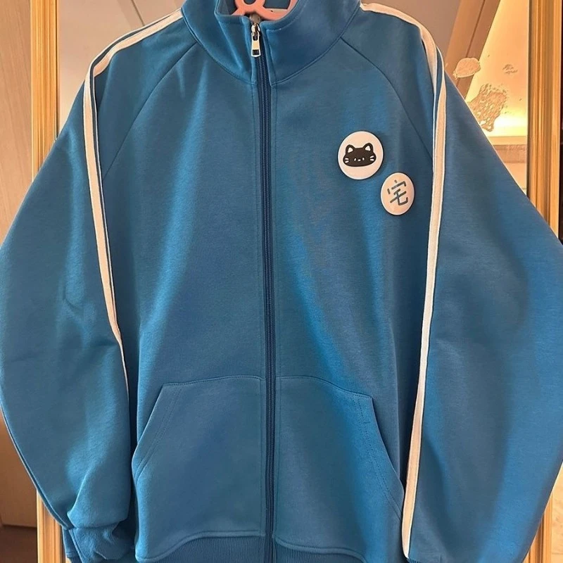 Japanese Stand Neck Zipper Casual Hoodies Men and Women Patchwork Loose Jackets Preppy Style Autumn Grunge Pocket Sweatshirt Top
Japanese Stand Neck Zipper Casual Hoodies Men and Women Patchwork Loose Jackets Preppy Style Autumn Grunge Pocket Sweatshirt Top