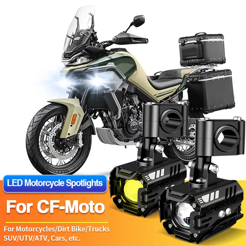 1/2PCS LED Motorcycles Headlight Dual Color Spotlight Truck Car ATV for CF-Moto 700CL-X/800MT/CFORCE 110 400 450L 450S/500 EPS
1/2PCS LED Motorcycles Headlight Dual Color Spotlight Truck Car ATV for CF-Moto 700CL-X/800MT/CFORCE 110 400 450L 450S/500 EPS
