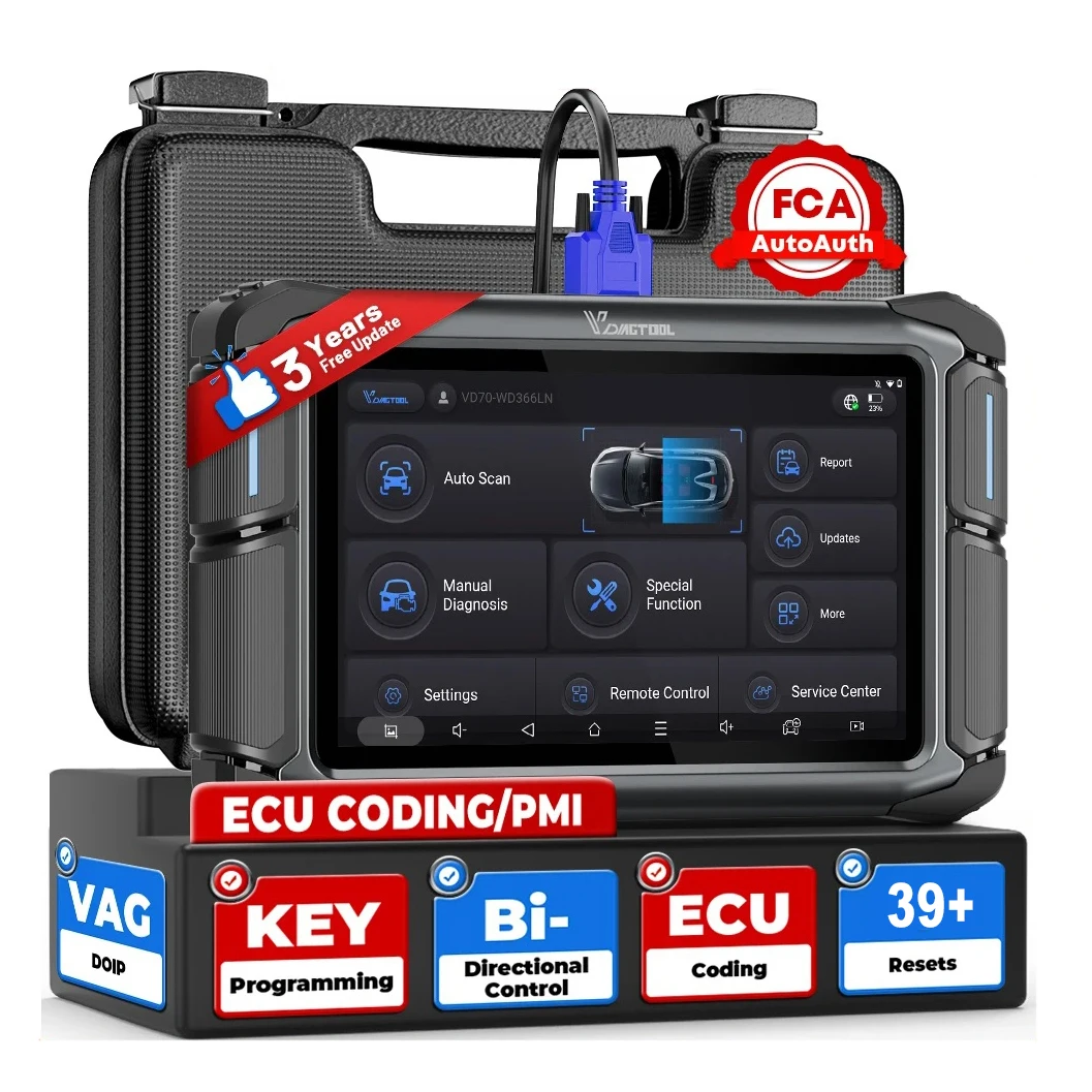 VD70 OBD2 Car Diagnostic Scanner 2026, Full-System Automotive Repair Tool, General Vehicle Diagnostic Machine
VD70 OBD2 Car Diagnostic Scanner 2026, Full-System Automotive Repair Tool, General Vehicle Diagnostic Machine