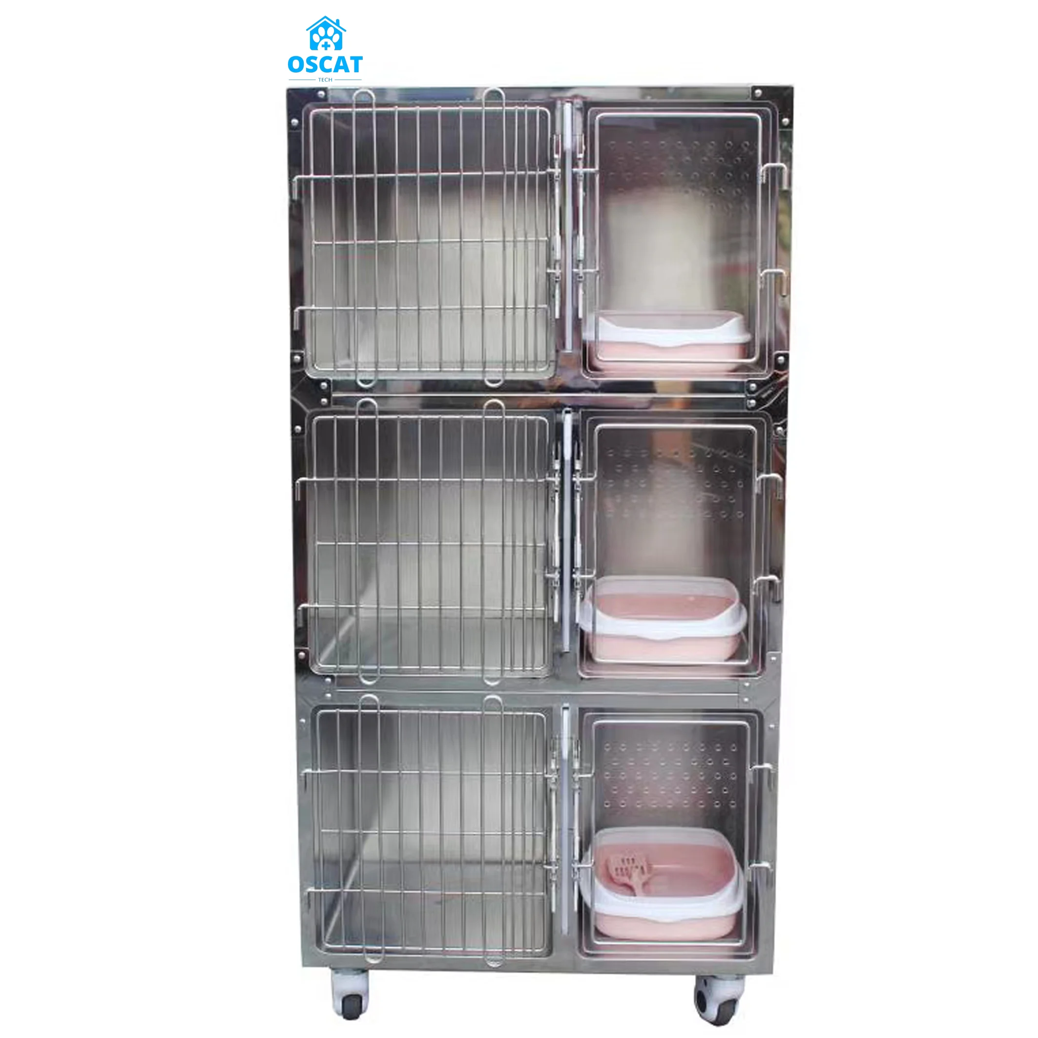 Veterinary Equipment Pet Animal Shop Store Use Large Cat Breeding Cage Indoor in stock Customizable
Veterinary Equipment Pet Animal Shop Store Use Large Cat Breeding Cage Indoor in stock Customizable
