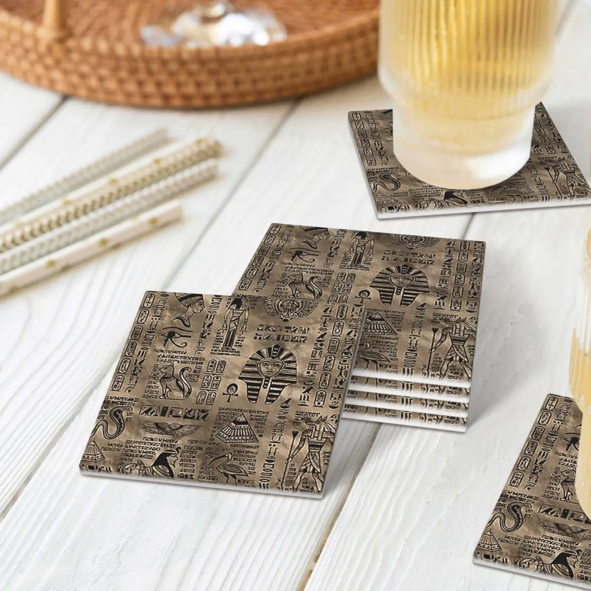 Египетские иероглифы и божества, керамика, горячий коврик, украшение стола и аксессуары, посуда для кухни, коврик для обеденного стола
Египетские иероглифы и божества, керамика, горячий коврик, украшение стола и аксессуары, посуда для кухни, коврик для обеденного стола