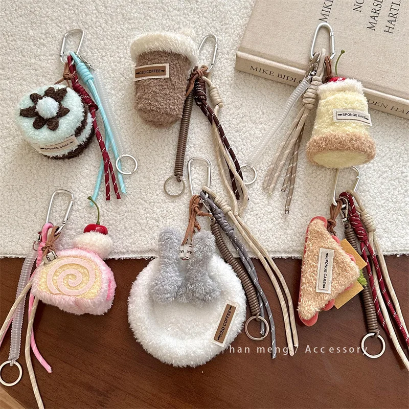 Handmade DIY keychain Afternoon Tea Series Bag Pendant Dessert Coffee Cute Pendant Car Phone Trendy Accessories Women Girl Gifts
Handmade DIY keychain Afternoon Tea Series Bag Pendant Dessert Coffee Cute Pendant Car Phone Trendy Accessories Women Girl Gifts