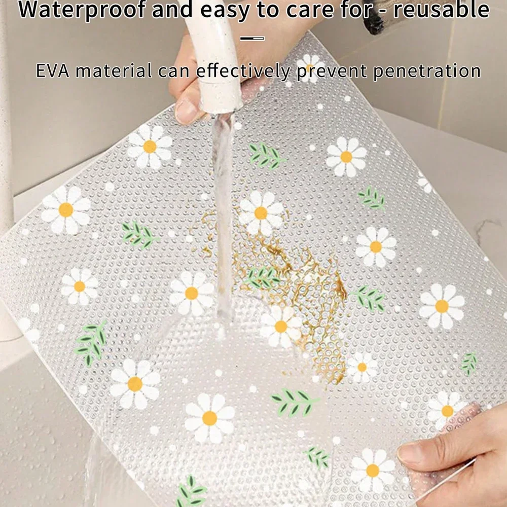 Daisy Flower Kitchen Cabinet Mat Reusable Drawer Mat Kitchen Dining Table Mat Insulation Mat Waterproof Moisture-proofDrawer Mat
Daisy Flower Kitchen Cabinet Mat Reusable Drawer Mat Kitchen Dining Table Mat Insulation Mat Waterproof Moisture-proofDrawer Mat