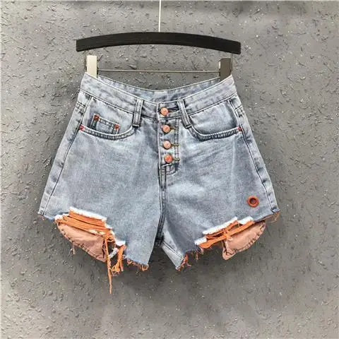 Summer New High Waist Denim Shorts Female A-line Pants Korean Version Was Thin Black Thin Loose Hot Women Pants
Summer New High Waist Denim Shorts Female A-line Pants Korean Version Was Thin Black Thin Loose Hot Women Pants