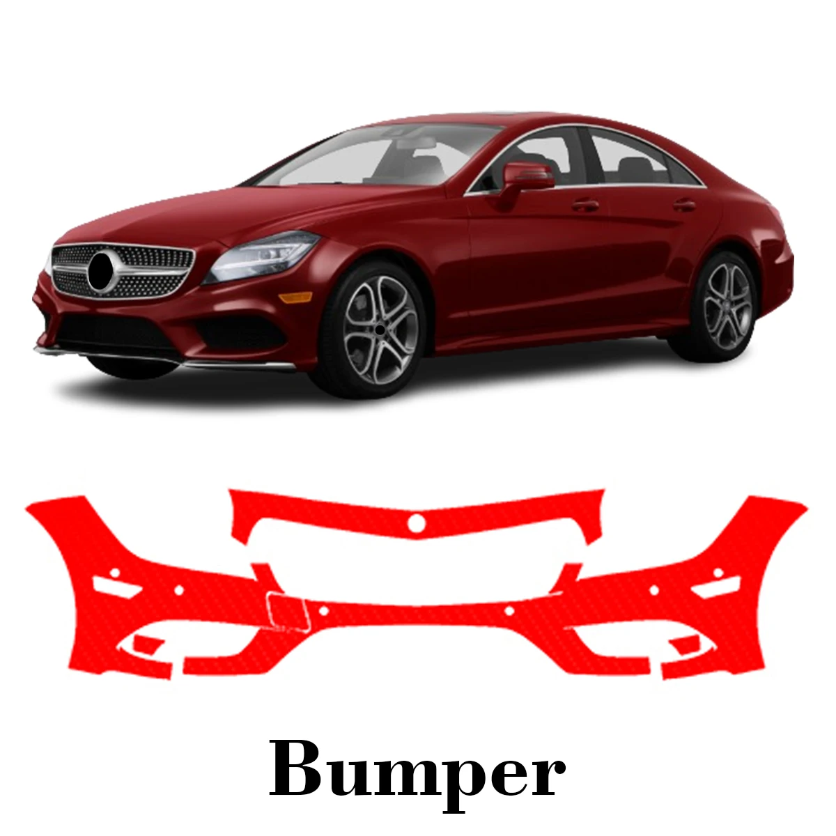 Car Precut Paint Protection Film Front Bumper Anti-scratch Exterior TPU PPF For Mercedes Benz CLS 2015-2018
Car Precut Paint Protection Film Front Bumper Anti-scratch Exterior TPU PPF For Mercedes Benz CLS 2015-2018