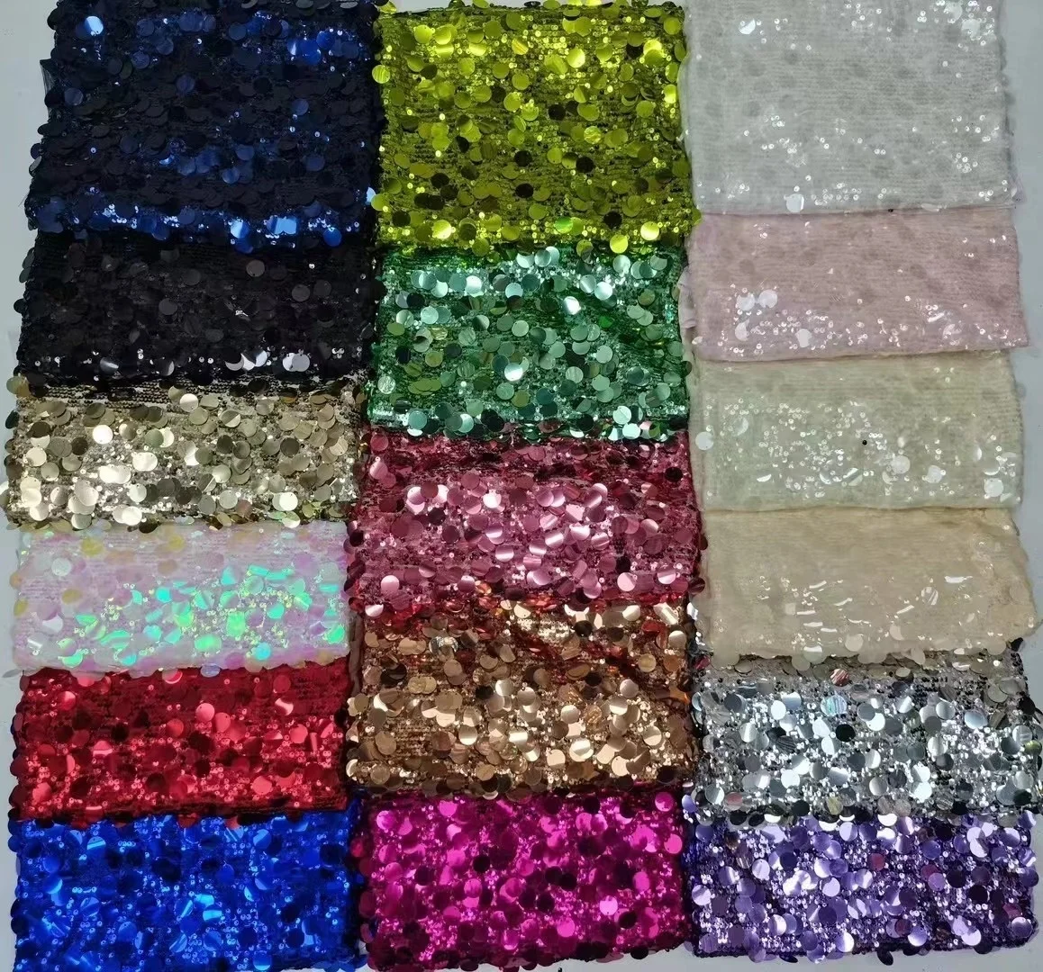 African Sequins Lace Fabric New High Quality Embroidery Handmade Sequence Beaded Lace Fabric Mesh Tulle Lace For Bridal Material
African Sequins Lace Fabric New High Quality Embroidery Handmade Sequence Beaded Lace Fabric Mesh Tulle Lace For Bridal Material