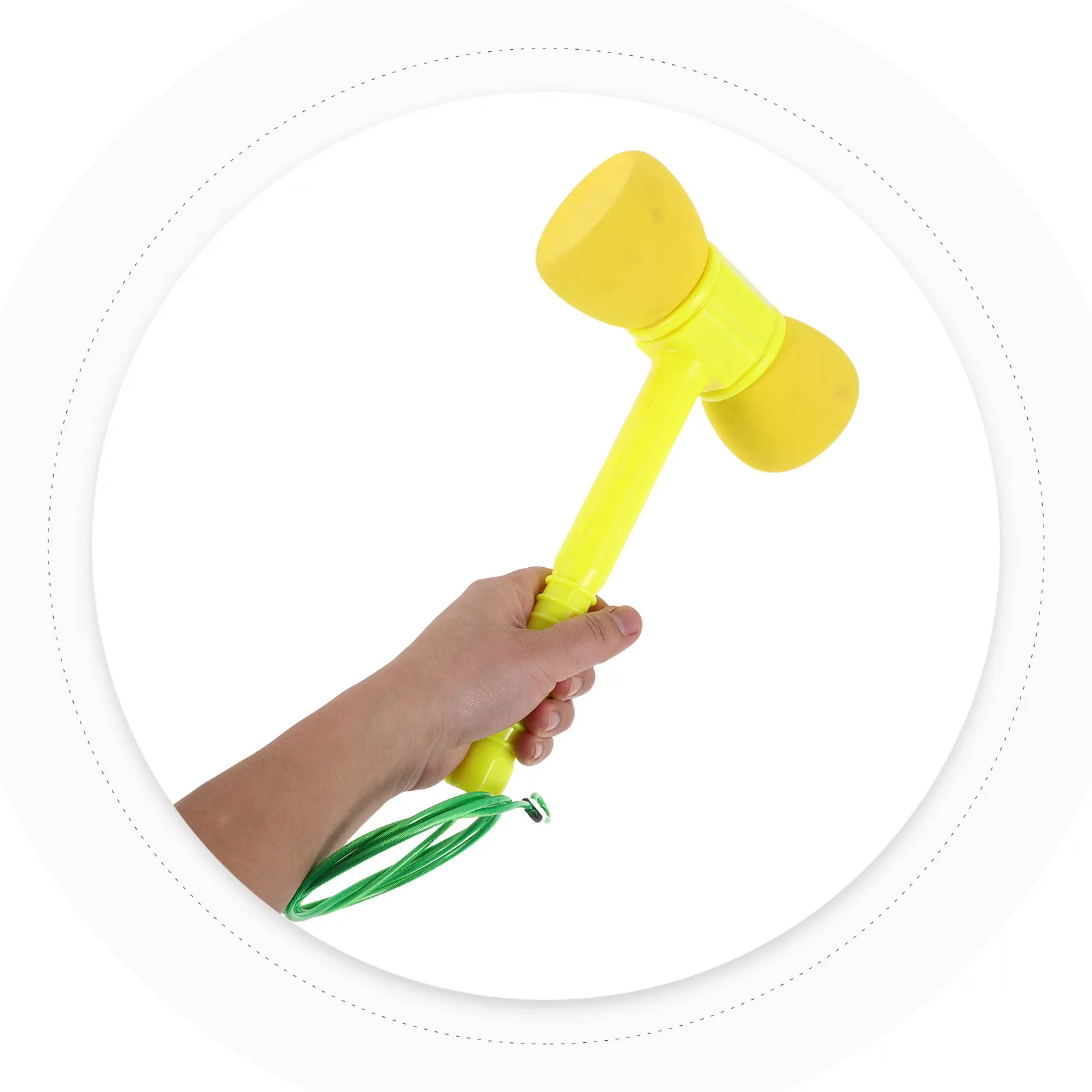 Interactive Mole Game Hammer Bright Yellow Soft Foam Mallet High Sensitivity Whacking Mole Game Hammer for Party Arcade Family
Interactive Mole Game Hammer Bright Yellow Soft Foam Mallet High Sensitivity Whacking Mole Game Hammer for Party Arcade Family