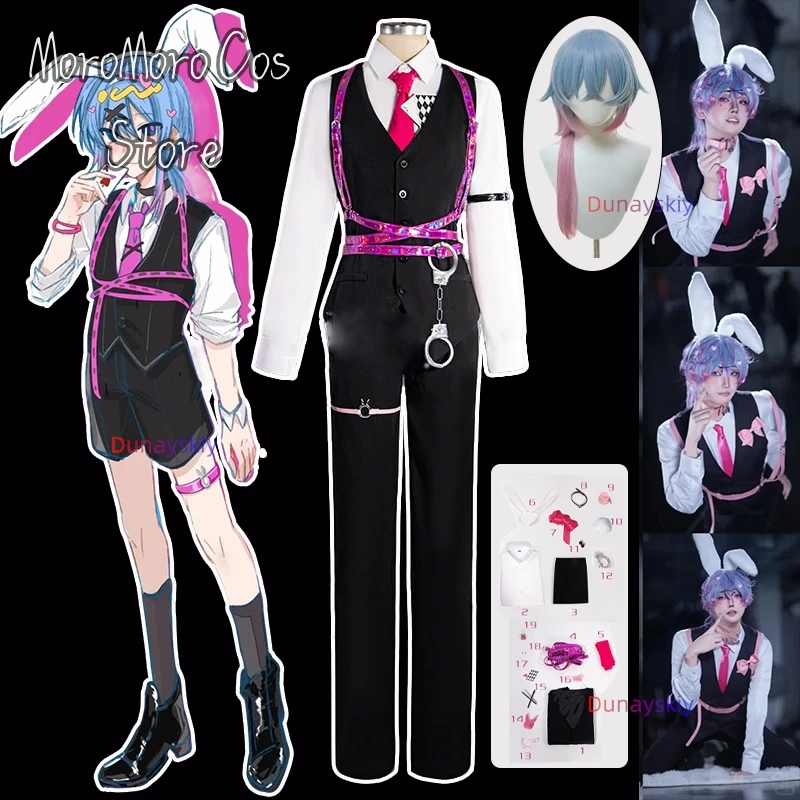 Rabbit Hole Mikuuu Doujin 코스프레 Costume Gender Transition cos Clothes Men Ver Wig Shirts Suits Trousers Anime Role-play Suits
Rabbit Hole Mikuuu Doujin 코스프레 Costume Gender Transition cos Clothes Men Ver Wig Shirts Suits Trousers Anime Role-play Suits