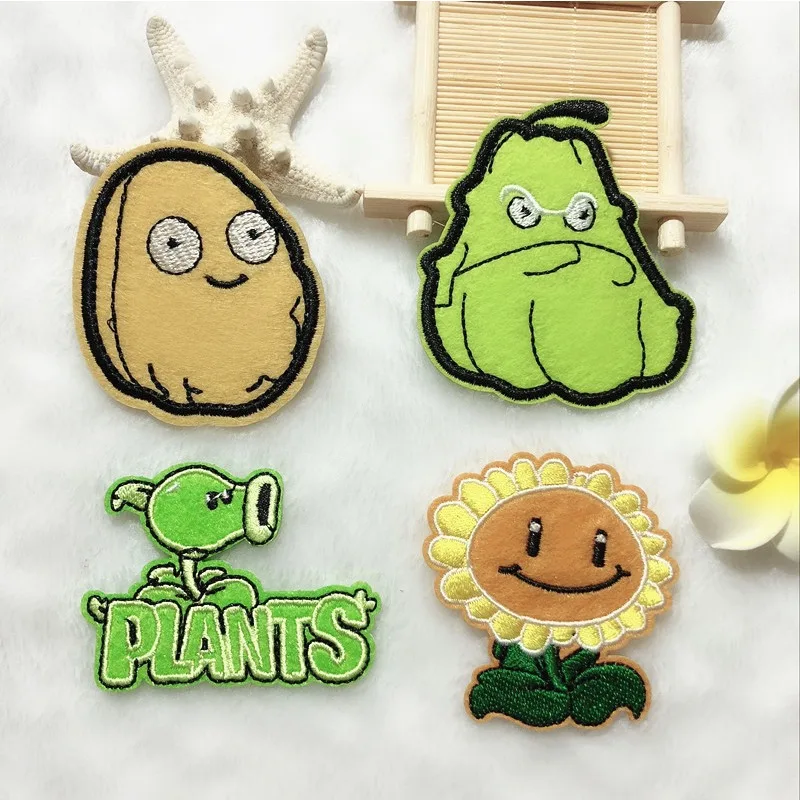 4PCS Plants Vs. Zombies Creative Embroidery Patch Fashion Clothing Repair Sticker Cute Embroidered Applique DIY Decorative Cloth
4PCS Plants Vs. Zombies Creative Embroidery Patch Fashion Clothing Repair Sticker Cute Embroidered Applique DIY Decorative Cloth
