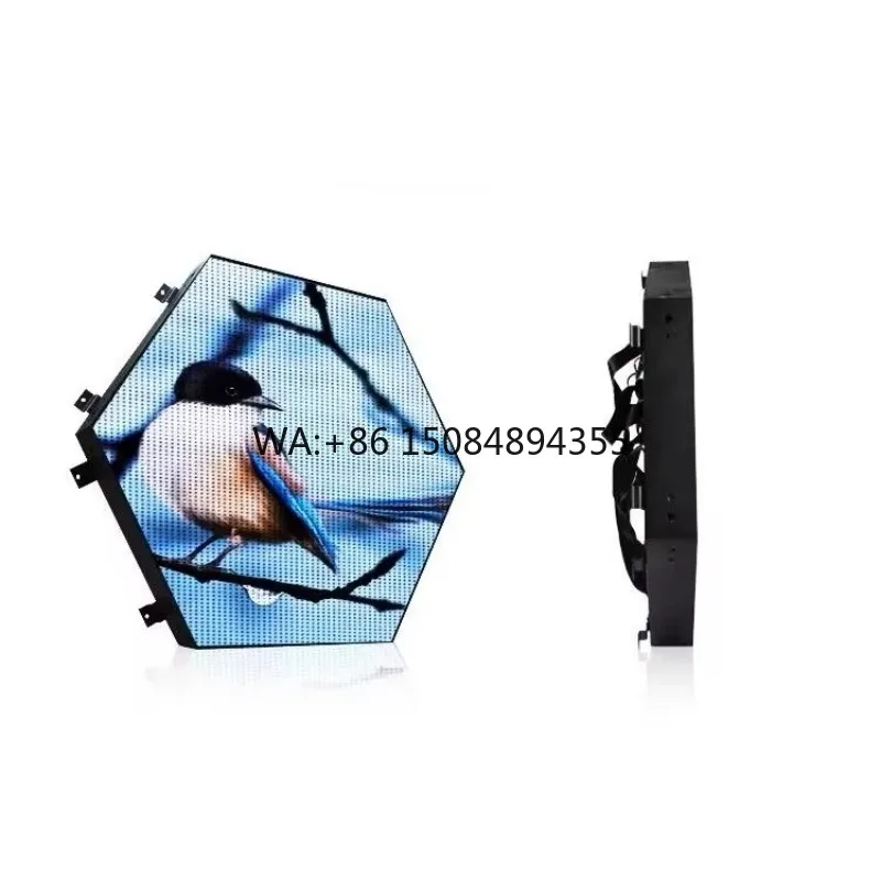 Irregular Shape Full Color LED Display Screen Hexagon Magic Effect LED Display with Unique Signic Shape
Irregular Shape Full Color LED Display Screen Hexagon Magic Effect LED Display with Unique Signic Shape
