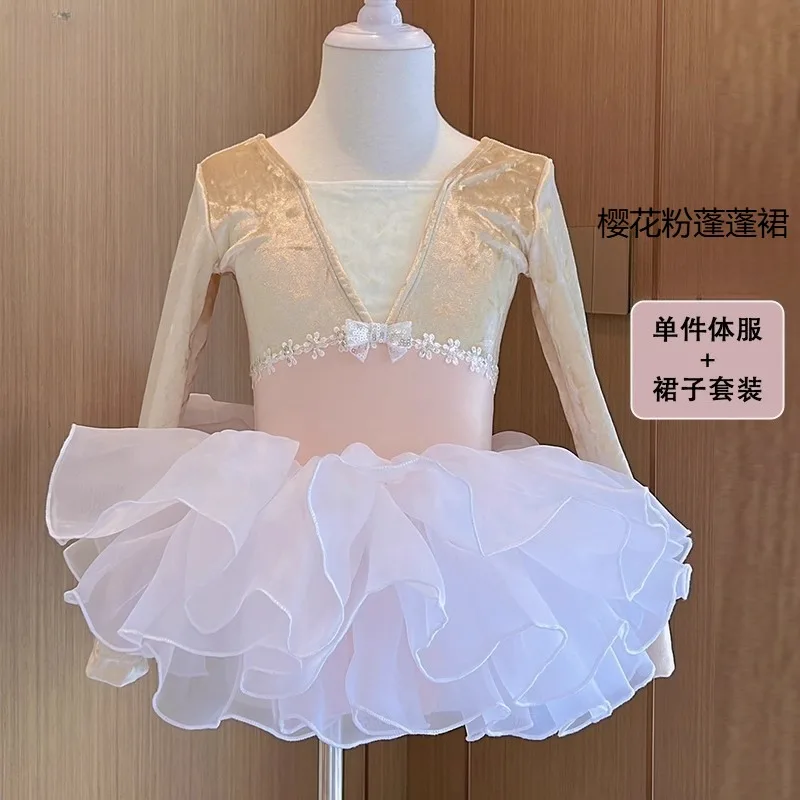 Girls Ballet Dance Tutu Dress Kids Short Autumn/Winter Long Sleeve Ballet Dress Practice Suit Dance Ballet Woman Leotards
Girls Ballet Dance Tutu Dress Kids Short Autumn/Winter Long Sleeve Ballet Dress Practice Suit Dance Ballet Woman Leotards