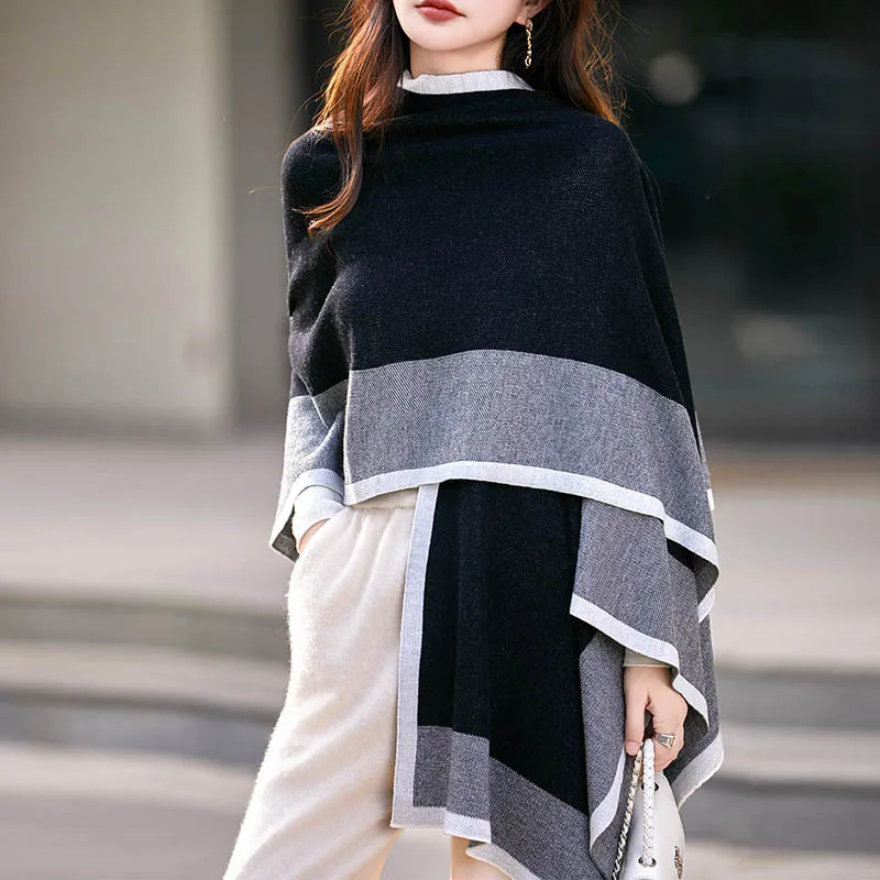 ZOCEPT Wool Blend Women's Knitted Shawl Scarf Warm Knitwear Cardigan Cloak Wraps Shoulder Neck Protect Pashmina Scarves Dual Use
ZOCEPT Wool Blend Women's Knitted Shawl Scarf Warm Knitwear Cardigan Cloak Wraps Shoulder Neck Protect Pashmina Scarves Dual Use