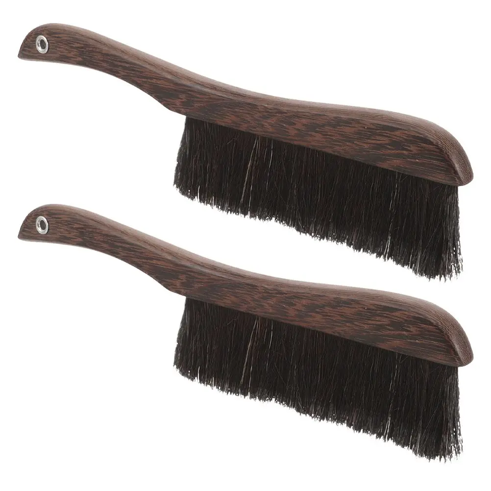 2 Pcs Tail Bed Brush Broom Tabletop Brown Horsetail Hair Natural Wooden Hand Broom Soft Cleaning Brush for Piano
2 Pcs Tail Bed Brush Broom Tabletop Brown Horsetail Hair Natural Wooden Hand Broom Soft Cleaning Brush for Piano