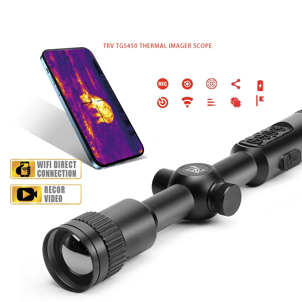 50Mm Lens Thermal Imaging Sight for Hunting 384 * 288 Thermal Night Vision Sight for Hunting Video Recording PIP WiFi
50Mm Lens Thermal Imaging Sight for Hunting 384 * 288 Thermal Night Vision Sight for Hunting Video Recording PIP WiFi