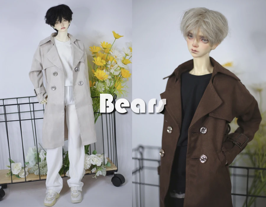BJD Doll Clothes Jacket Suede Double Breasted Trench Coat For 1/3 1/4 BJD SD DD MSD MDD SD13 SD17 POPO68 Uncle SSDF ID75 Doll
BJD Doll Clothes Jacket Suede Double Breasted Trench Coat For 1/3 1/4 BJD SD DD MSD MDD SD13 SD17 POPO68 Uncle SSDF ID75 Doll