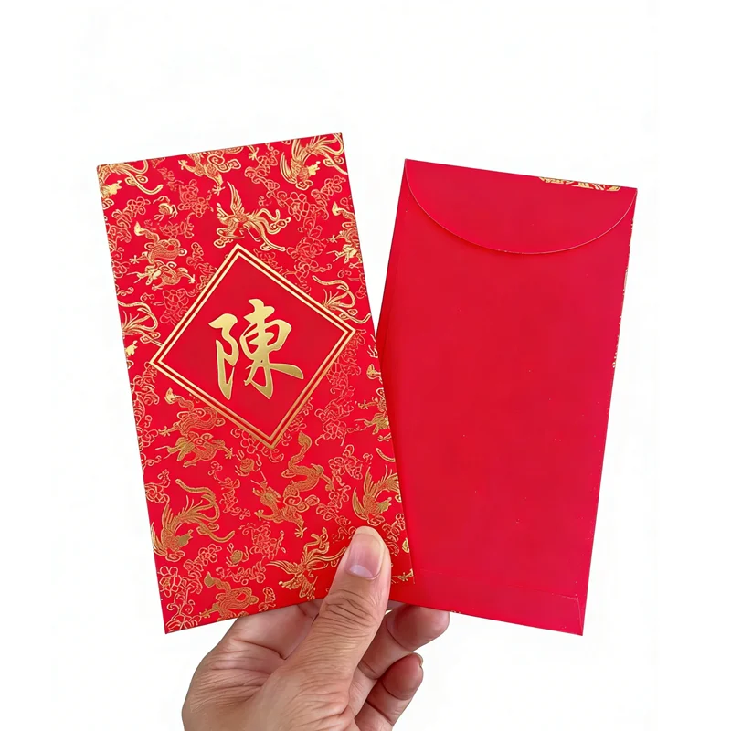 30Pcs Customized Chinese Surname Red Envelope, Lucky Money Hongbao, Traditional Chinese New Year Wedding Gift Red Packet
30Pcs Customized Chinese Surname Red Envelope, Lucky Money Hongbao, Traditional Chinese New Year Wedding Gift Red Packet