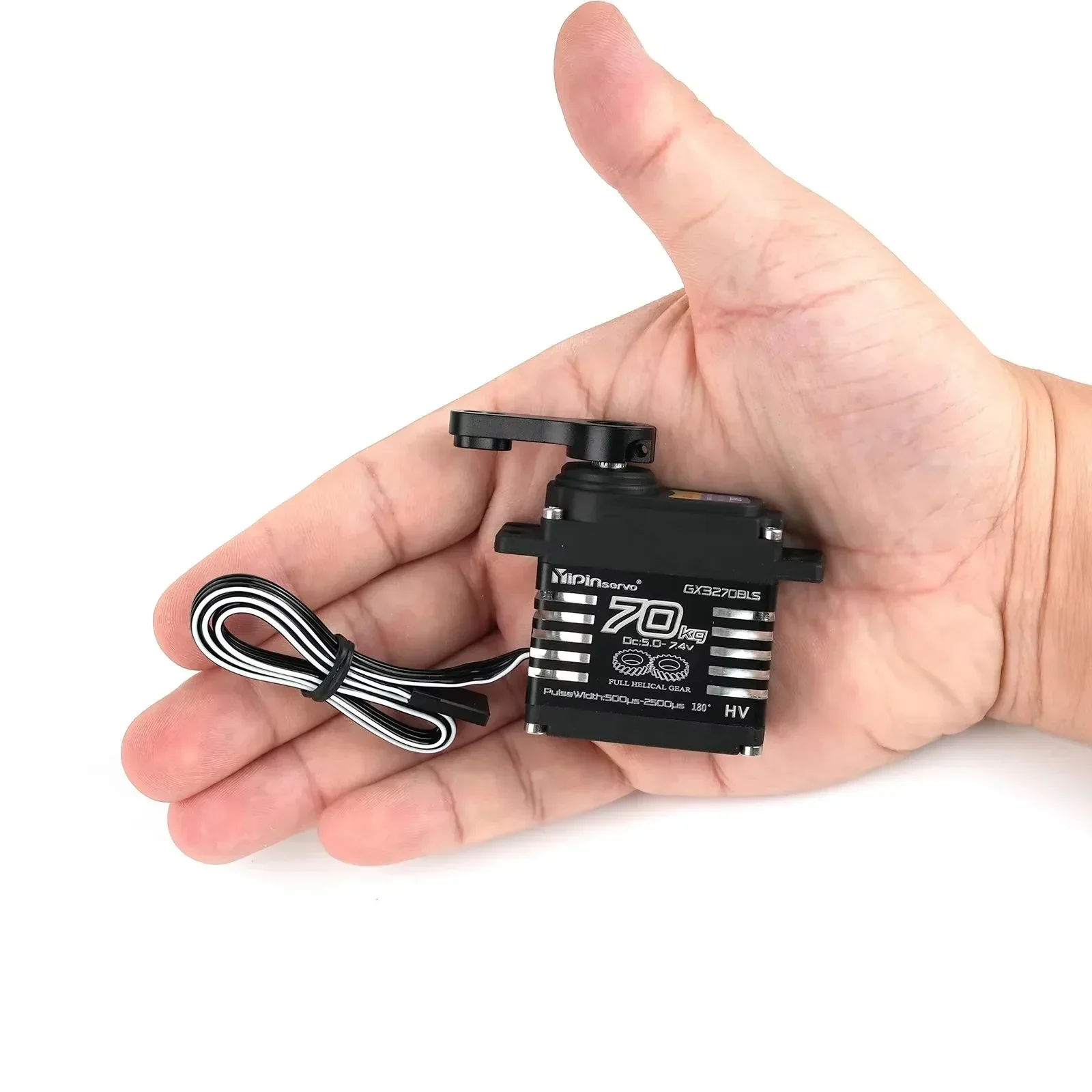 6 шт. GXservo YIPINServo GX3270BLS 70 кг бесщеточный двигатель с высоким крутящим моментом сервопривод IP68 водонепроницаемая металлическая шестерня для 1/10 1/8 радиоуправляемых автомобилей гусеничный
6 шт. GXservo YIPINServo GX3270BLS 70 кг бесщеточный двигатель с высоким крутящим моментом сервопривод IP68 водонепроницаемая металлическая шестерня для 1/10 1/8 радиоуправляемых автомобилей гусеничный