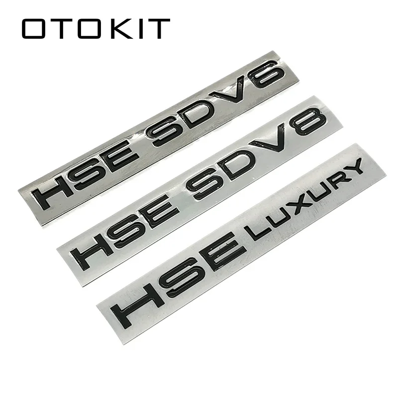 OTOKIT 1Pcs 3D Metal HSE Car Side Fender Rear Trunk Emblem Badge Sticker Decals for Land Rover Range Rover car stickers funny
OTOKIT 1Pcs 3D Metal HSE Car Side Fender Rear Trunk Emblem Badge Sticker Decals for Land Rover Range Rover car stickers funny