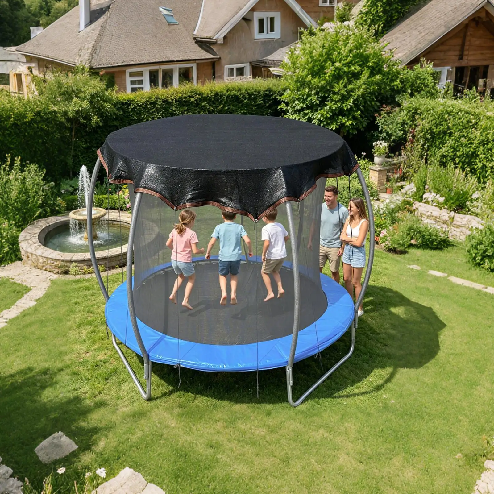 Round Trampoline Shade Cover 11.5 Ft Sun Protection Protective Accessories 11.5 Ft Round Trampoline Outdoor Cover For Backyard
Round Trampoline Shade Cover 11.5 Ft Sun Protection Protective Accessories 11.5 Ft Round Trampoline Outdoor Cover For Backyard
