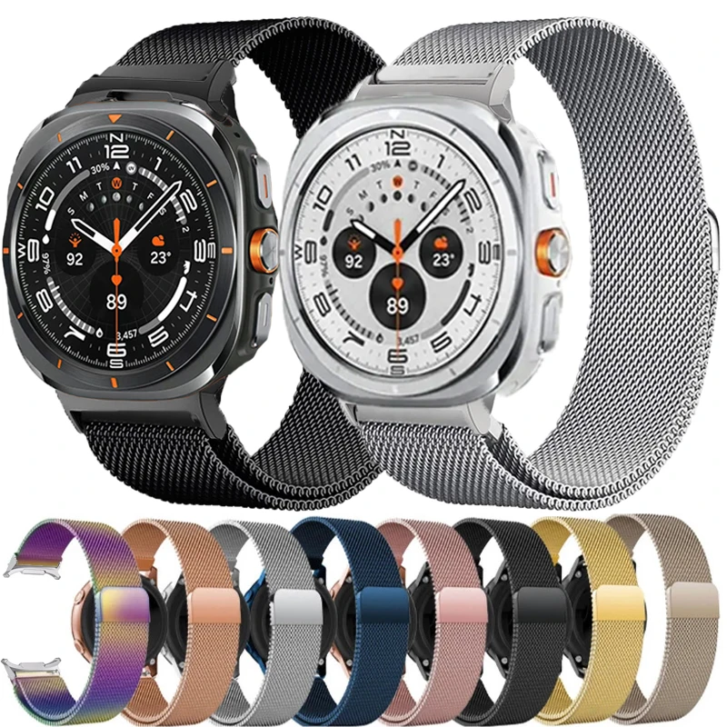 Магнитный миланский ремешок-петля для Samsung Galaxy Watch Ultra 2025, ремешок из нержавеющей стали для Samsung Galaxy Watch Ultra 47 мм Correa
Магнитный миланский ремешок-петля для Samsung Galaxy Watch Ultra 2025, ремешок из нержавеющей стали для Samsung Galaxy Watch Ultra 47 мм Correa