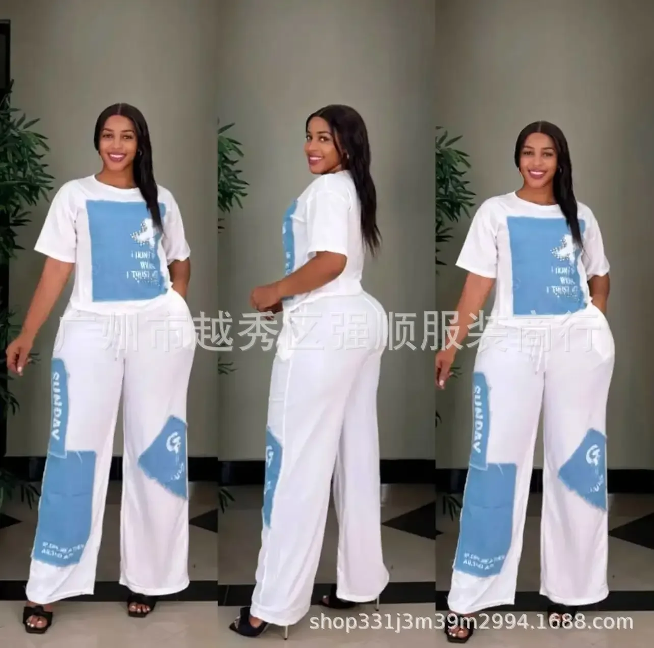 Женский комплект из 2 предметов по индивидуальному заказу Dashiki, африканская одежда, весна-осень, новая мода, джинсовый топ с длинными рукавами и брюки, костюм для вечеринки Matchi
Женский комплект из 2 предметов по индивидуальному заказу Dashiki, африканская одежда, весна-осень, новая мода, джинсовый топ с длинными рукавами и брюки, костюм для вечеринки Matchi