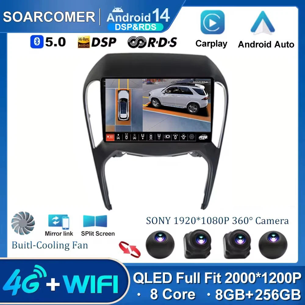Android 14 Car Radio For Chery Arri Aut Video Navigation Multimedia Player Octa-Core 2Din Carplay Stereo SWC DSP 360 No DVD
Android 14 Car Radio For Chery Arri Aut Video Navigation Multimedia Player Octa-Core 2Din Carplay Stereo SWC DSP 360 No DVD