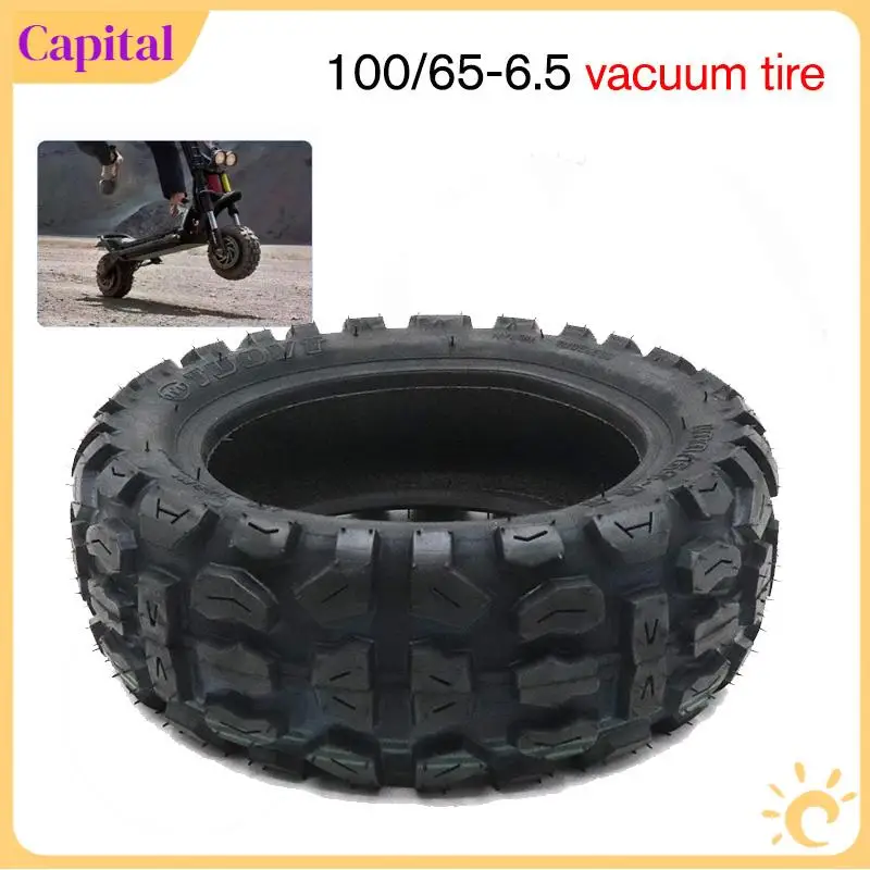 11 Inch Vacuum Tire 100/65-6.5 Tubeless Tyre for Electric Scooter 100 65 6.5 Off-road Pneumatic Tire
11 Inch Vacuum Tire 100/65-6.5 Tubeless Tyre for Electric Scooter 100 65 6.5 Off-road Pneumatic Tire